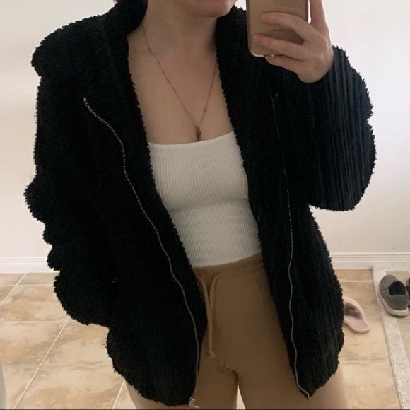 Black Teddy Jacket - Picture 5 of 7